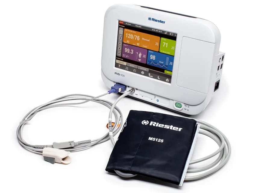 Pasientmonitor Riester RVS-100, variant NIBP + SpO2 + printer