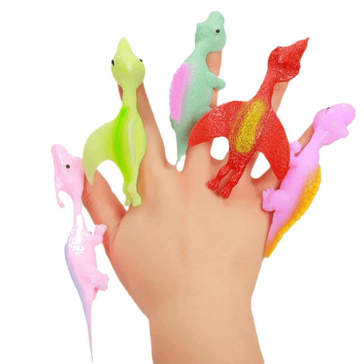Premie dinosaur-fingerleker