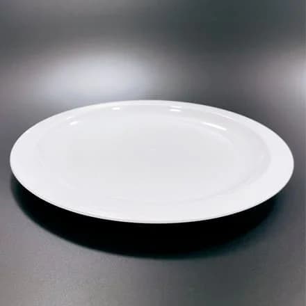 Middagstallerken, hvit, 24 cm