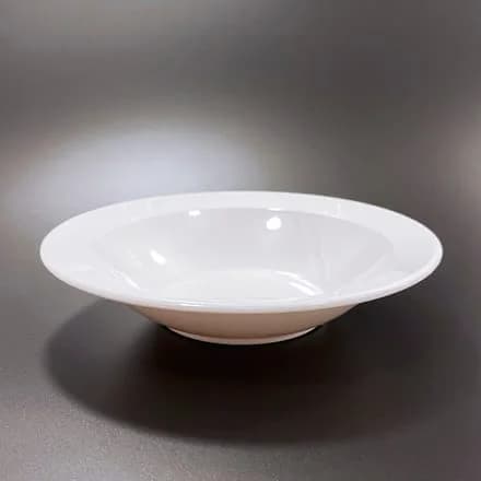Suppetallerken, hvit, 18 cm