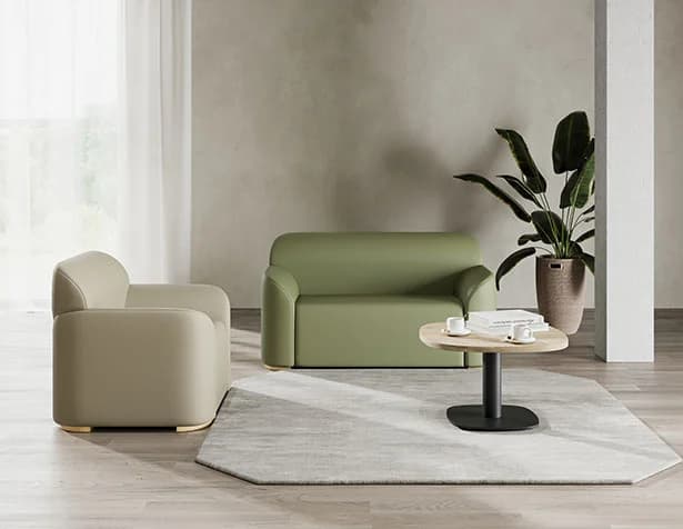 Sofa med føtter