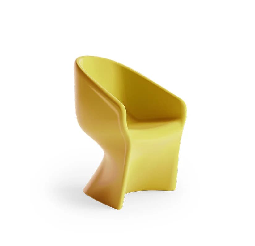 Ryno Club chair i fargen Vegas Yellow