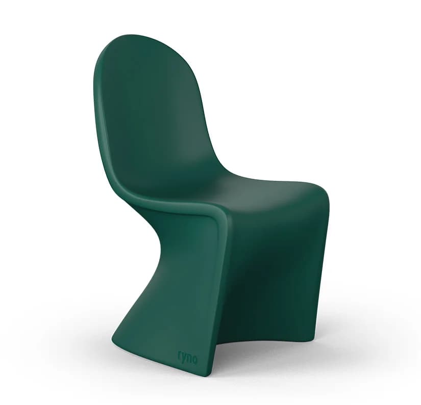 Barnestol i fargen OceanGreen