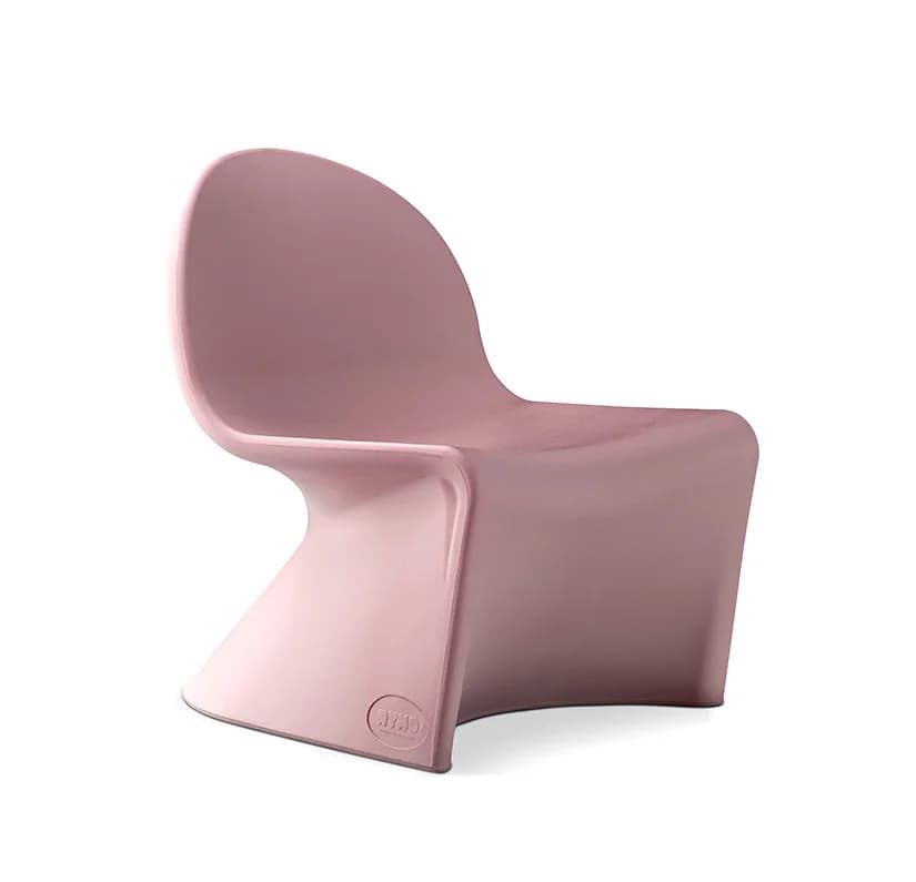 Ryno lounge chair i fargen Dusty Pink