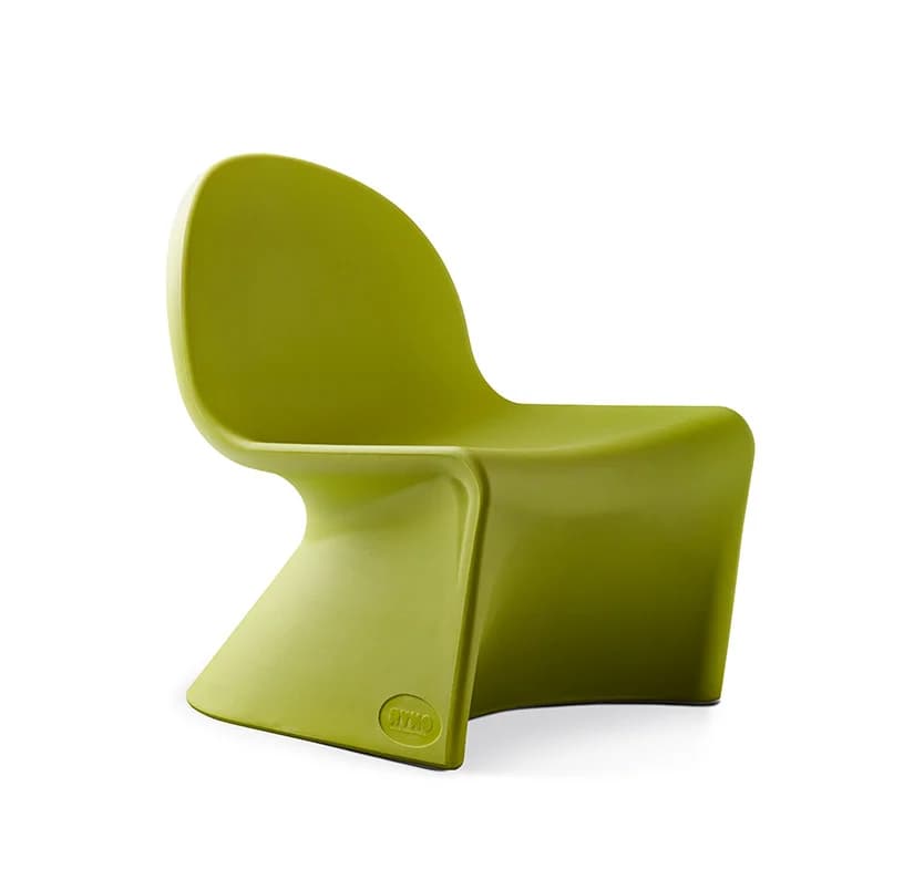 Ryno lounge chair i fargen Lime Green