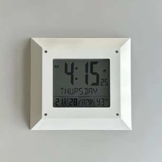 Produktbilde av klokken sett forfra
