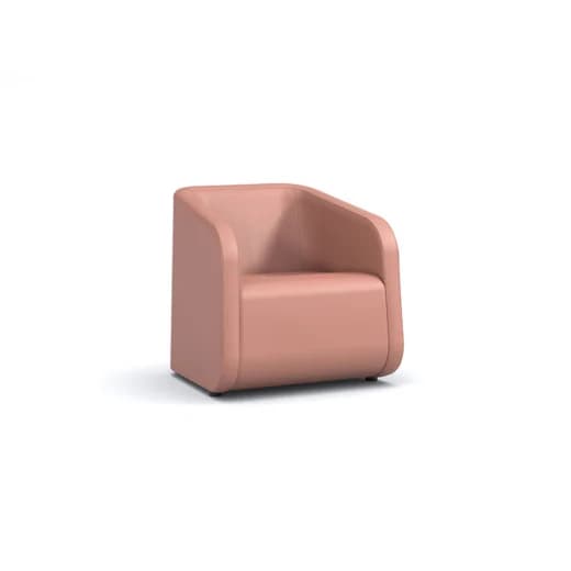 Sigma Plus stol i blush tekstil