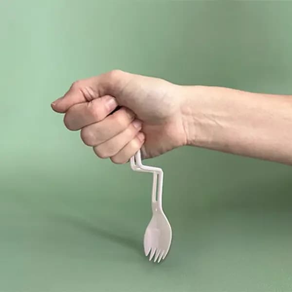 Safedine spork i hvitt